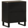 Bedside Cabinet Black 50x33x60 cm Image 5