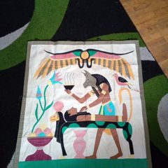Egyptian applique tapestries wall hangings