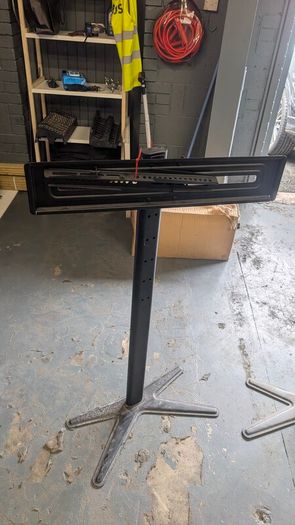One For All Universal TV Floor Stands x2 Height Adjustable Pedestal Fits up to 65
