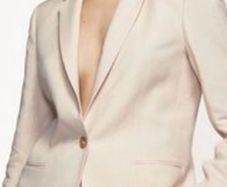 Massimo Dutti linen blend blazer