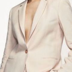 Massimo Dutti linen blend blazer