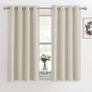 NEW SALE | Thermal Bedroom Curtains - Eyelet Short Curtains Room Darkening & Noise Reducing Curtain Panels for Kitchen Bedroom, 2 PCs, Wide 46 inch by Drop 54 inch Image 2