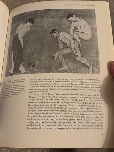 collectible art book of Matisse by Nicholas Watkins 1984