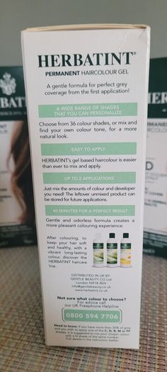 3 Boxes Herbatint Hair Colour/Dye