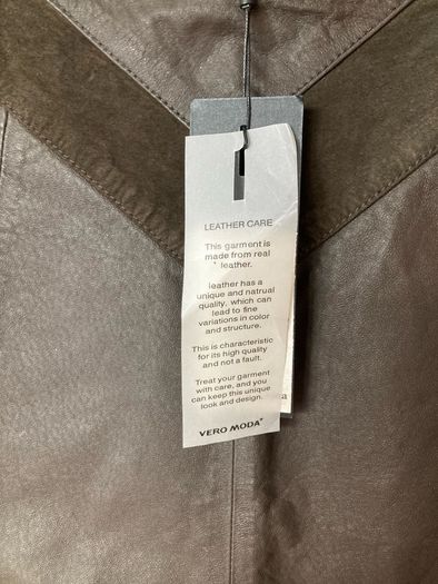 Vero Moda real leather skirt, BNWT, size 10