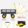 900lb Steel Garden Cart with Removable Sides Image 6