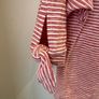 MINT VELVET Stripe Tie Cuff Batwing Tee Top Size 10! Image 6