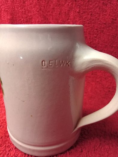 4 Vintage West German Stoneware Beer Steins