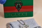Gucci silver necklace