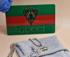 Gucci silver necklace