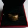 Men's 18K Yellow Gold Plated Ring size V Image 3