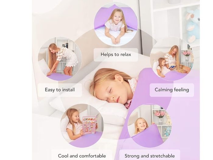 Sensory compression bedsheet single