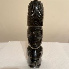 Hand Carved Mexican Gold Sheen Obsidian Figure