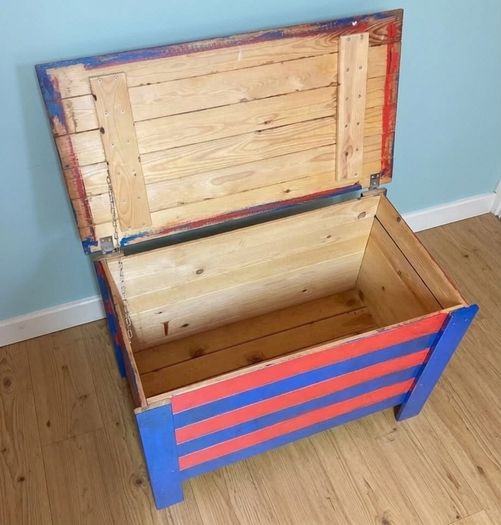 Large Solid Wooden Storage Chest | Blanket Box / Toy Box