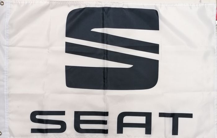 Seat Logo Flag 5ft x 3ft.