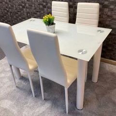 Glass Dining Table Set 4 chairs Free delivery