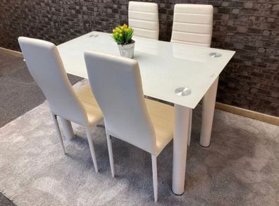 Glass Dining Table Set 4 chairs Free delivery