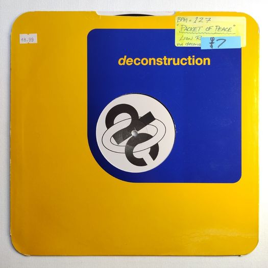 Lionrock - Packet Of Peace - Deconstruction Records - DJ Promo COPY! Lionrock CLASSIC Acid HOUSE!