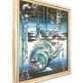 Vintage original surreal painting Image 4