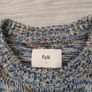 Folk Fisherman Wool Blend Crewneck Jumper Sweater Mens M/L Image 3