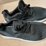 New Men's Black Trainers Size 44  Insole 27 cm  Lightweight Image 2