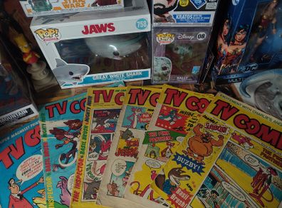 TV Comic ! 6 Issues ! 1979 - 1981 ! Pink Panther, Tom and Jerry, Scooby Doo ! by Polystyle !