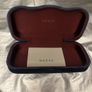 Gucci genuine Glasses Sunglasses Case Hard Shell Blue Velvet Image 4