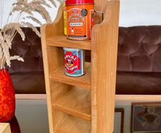 Rustic Decor Wooden Wall Hanging Counter Display Shelf 3 Tier or 4