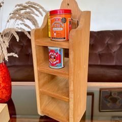 Rustic Decor Wooden Wall Hanging Counter Display Shelf 3 Tier or 4