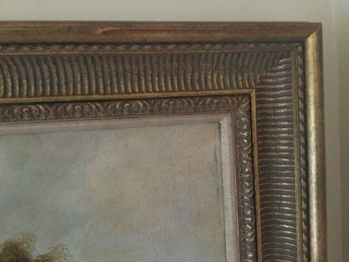 Art - Antique Oil on Canvas 19th Cent. ( R. Percy) ( Reduced)