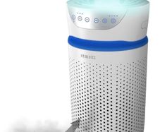 5-in-1 TotalClean Air Purifier, for Bedroom & Home, Quiet HEPA & Carbon Filters, Compact Purifiers with Night Mode, Removes Allergens, Pet Dander, Smoke, Cooking, Mould Spores & Germs, Small
