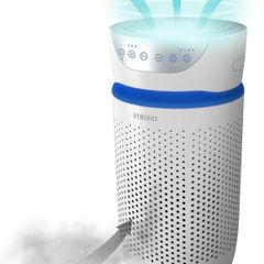 5-in-1 TotalClean Air Purifier, for Bedroom & Home, Quiet HEPA & Carbon Filters, Compact Purifiers with Night Mode, Removes Allergens, Pet Dander, Smoke, Cooking, Mould Spores & Germs, Small