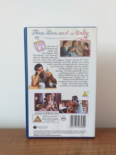 Three Men And A Baby VHS Pal Video Cassette Tape