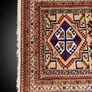 Vintage Turkish Hand Knotted Kars Kazak Rug Image 2