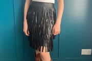 Loavies faux leather skirt. Size S