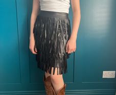 Loavies faux leather skirt. Size S