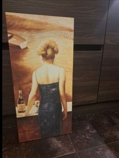 Canvas art Lady Picture