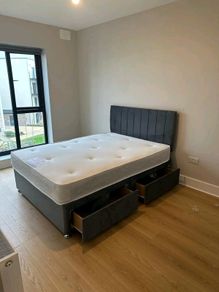 Divan Double & King Size Bed Frame With Mattress