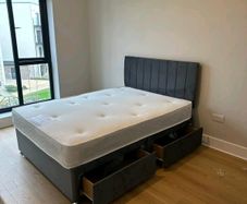 Divan Double & King Size Bed Frame With Mattress