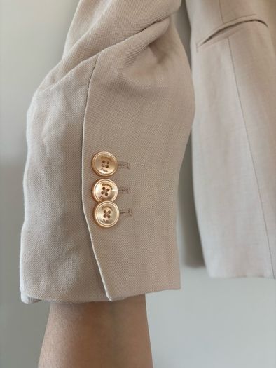 Massimo Dutti linen blend blazer