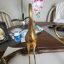 Antique stork ornaments brass Image 10