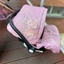 Brand new baby travel system Pink & flowers baby pink Image 2