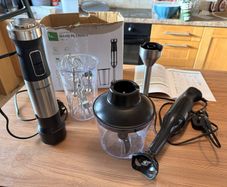 SHARDOR Hand Blender Set JHB-158, Whisk Adapter Missing, Plus Spare Blender