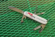 Vintage Victorinox Sportsman with Nylon Swiss Advertising Scales 84mm Swiss Army Knife Collectable
