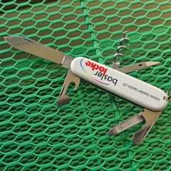 Vintage Victorinox Sportsman with Nylon Swiss Advertising Scales 84mm Swiss Army Knife Collectable