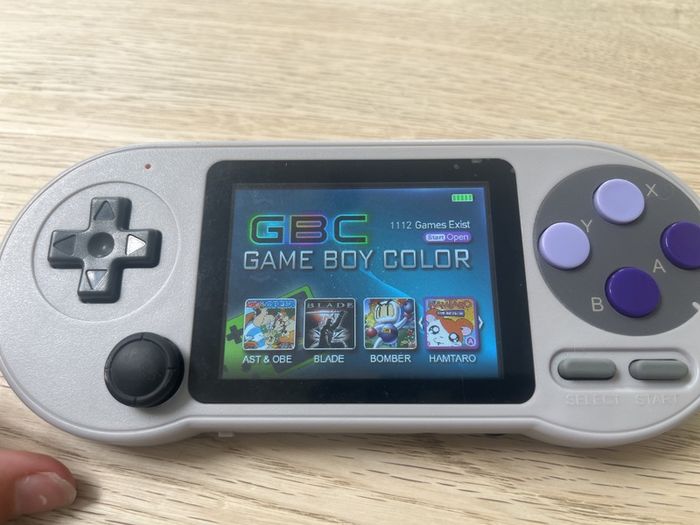 Modified game boy 5000 games