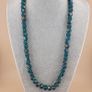 Vintage African Style Eyes Glass Beads Strand 22 inches Image 9