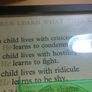 VERY UNIQUE - Framed Picture - Children Learn What They Live Image 4