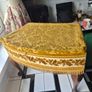 Vintage MidCentury 1950s Tapestry sewing box foorstool Image 9