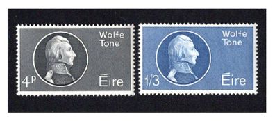 1964 Ireland Bi-Centenary of the Birth of Wolfe Tone (Patriot) Commemorative Stamp Mint Never Hinged (MNH)